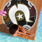 Torest Trait Islands Mix Aboriginal Pattern Beach Blanket
