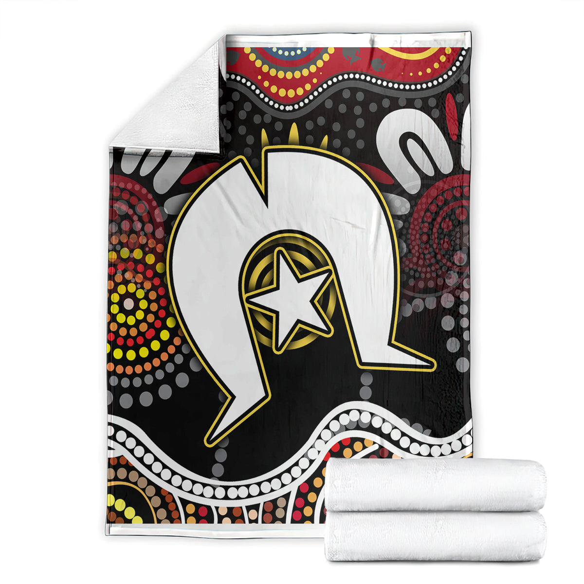 Torest Trait Islands Mix Aboriginal Pattern Blanket