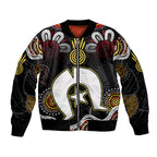 Torest Trait Islands Mix Aboriginal Pattern Bomber Jacket