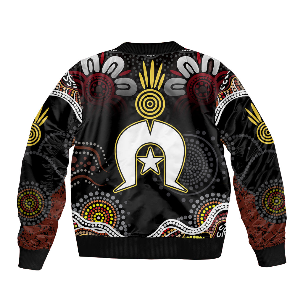 Torest Trait Islands Mix Aboriginal Pattern Bomber Jacket