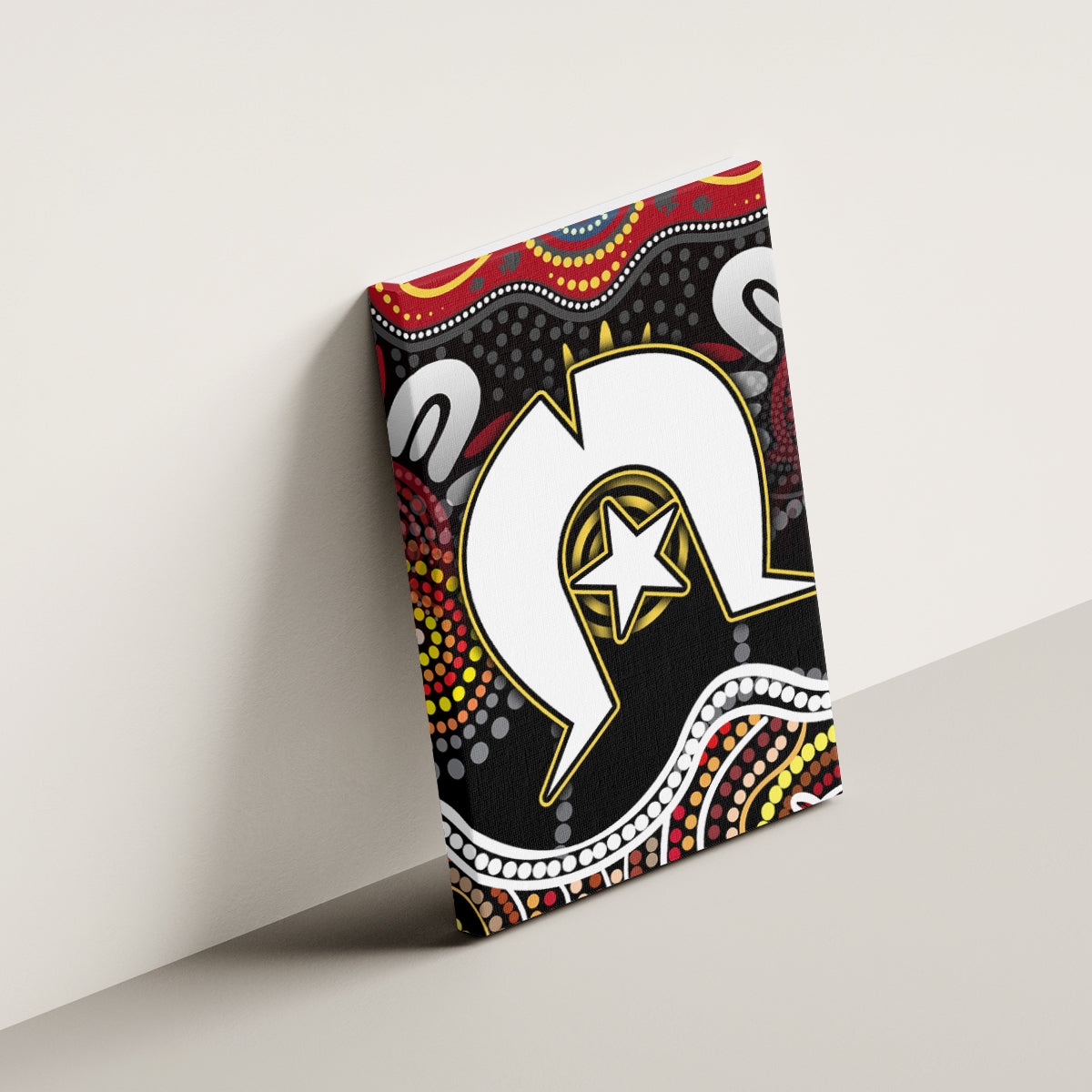 Torest Trait Islands Mix Aboriginal Pattern Canvas Wall Art