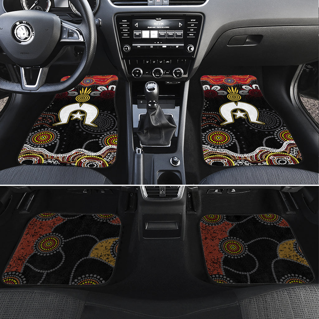 Torest Trait Islands Mix Aboriginal Pattern Car Mats