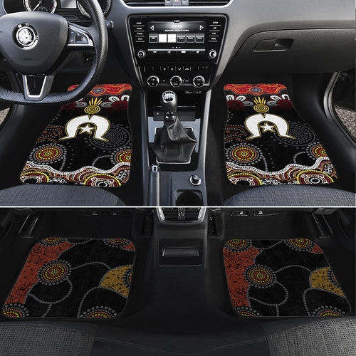 Torest Trait Islands Mix Aboriginal Pattern Car Mats