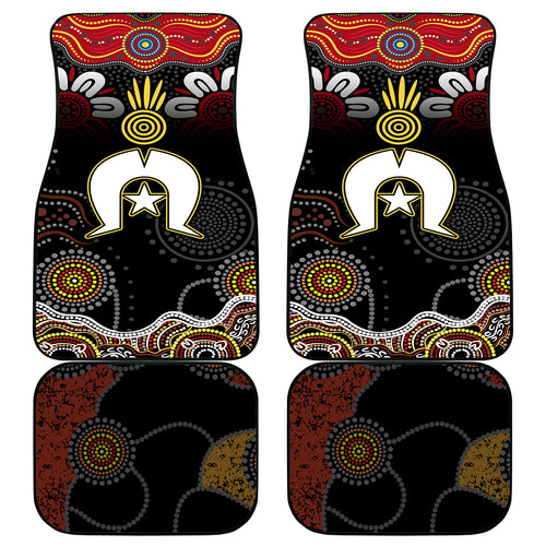 Torest Trait Islands Mix Aboriginal Pattern Car Mats