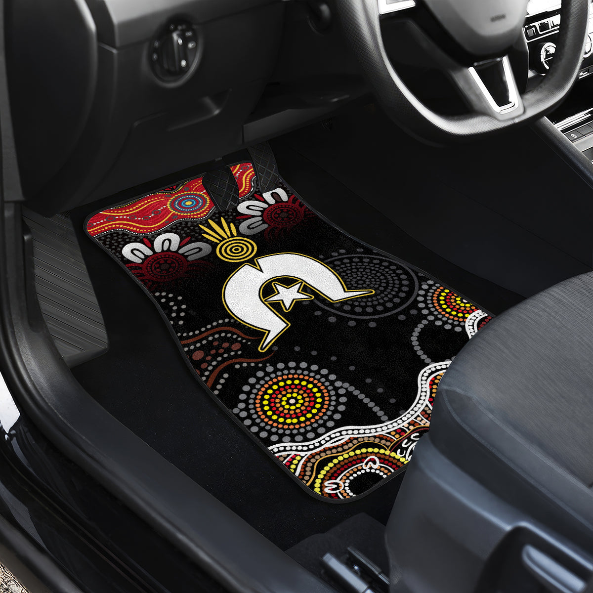Torest Trait Islands Mix Aboriginal Pattern Car Mats