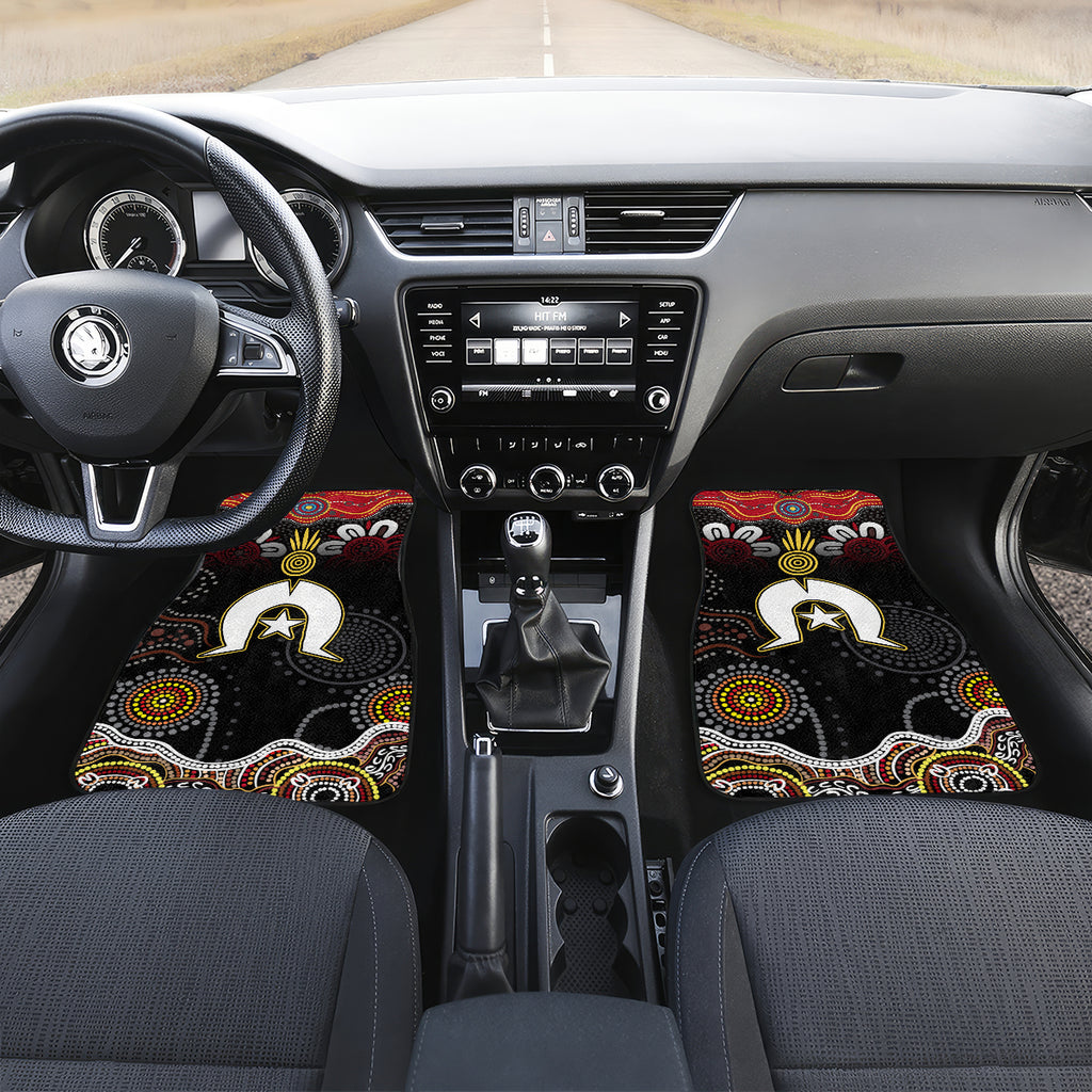 Torest Trait Islands Mix Aboriginal Pattern Car Mats