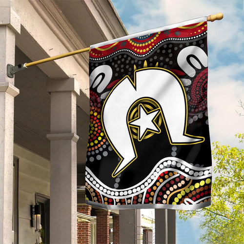 Torest Trait Islands Mix Aboriginal Pattern Garden Flag