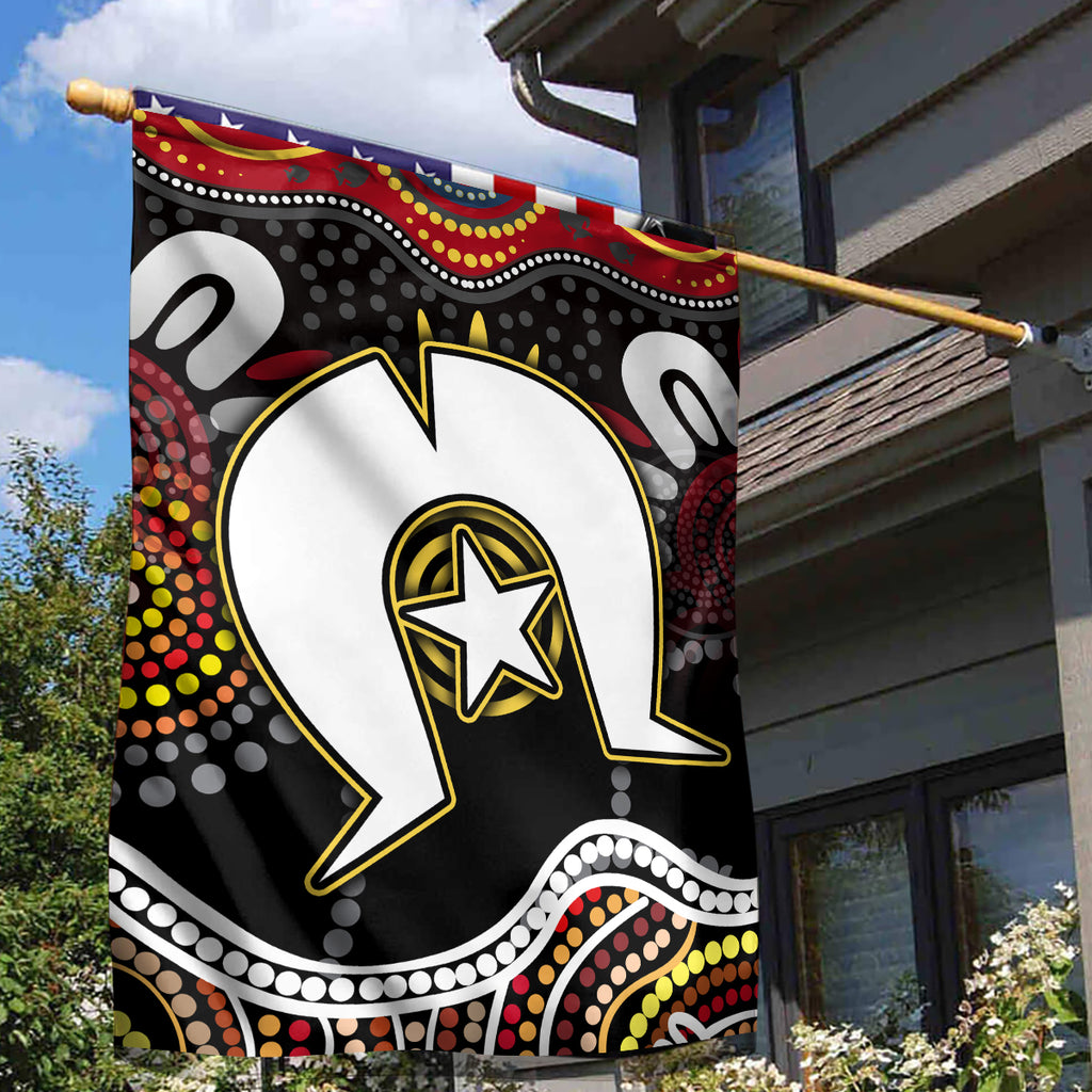 Torest Trait Islands Mix Aboriginal Pattern Garden Flag