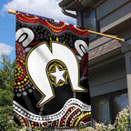 Torest Trait Islands Mix Aboriginal Pattern Garden Flag