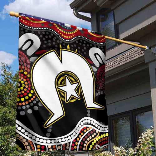 Torest Trait Islands Mix Aboriginal Pattern Garden Flag