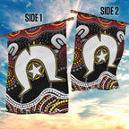 Torest Trait Islands Mix Aboriginal Pattern Garden Flag