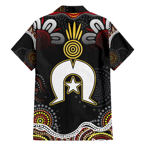 Torest Trait Islands Mix Aboriginal Pattern Hawaiian Shirt