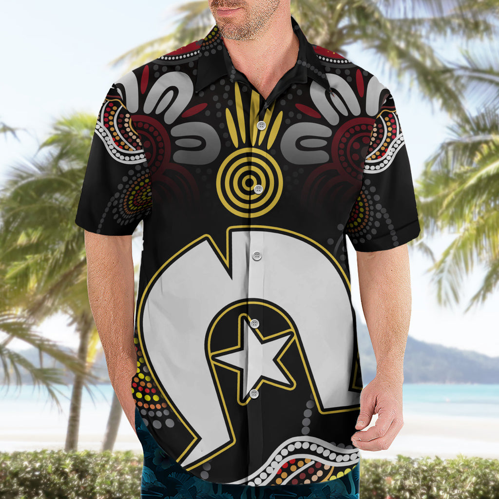 Torest Trait Islands Mix Aboriginal Pattern Hawaiian Shirt