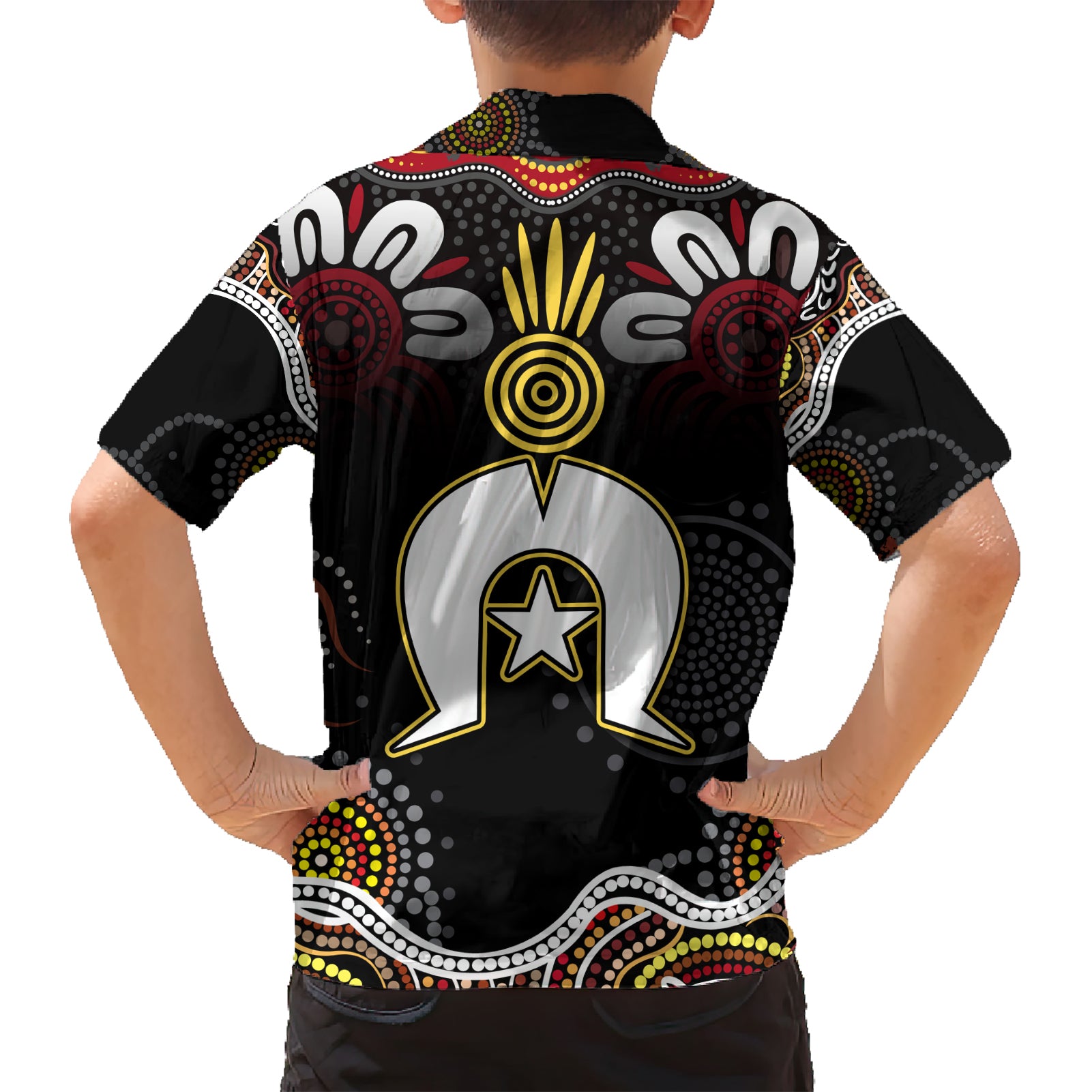 Torest Trait Islands Mix Aboriginal Pattern Hawaiian Shirt