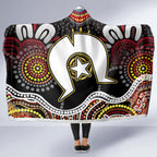 Torest Trait Islands Mix Aboriginal Pattern Hooded Blanket