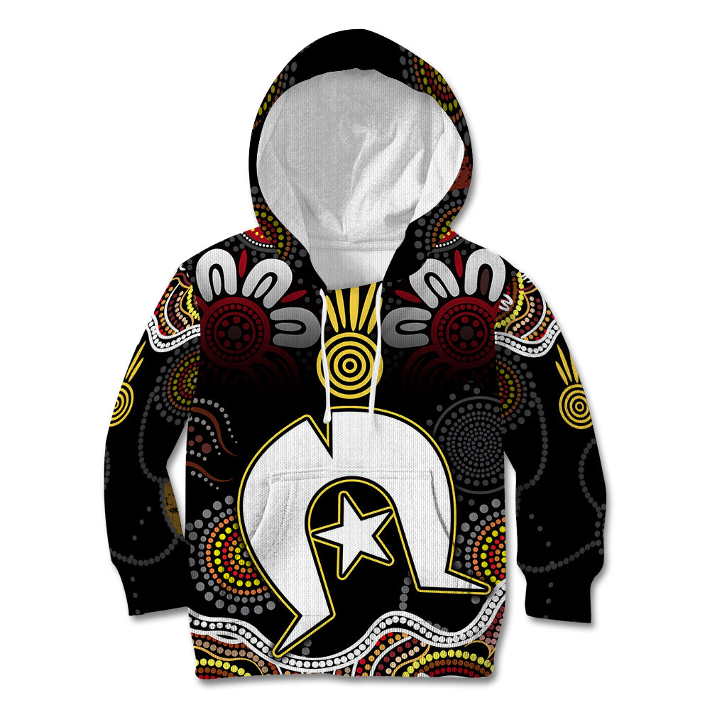 Torest Trait Islands Mix Aboriginal Pattern Kid Hoodie