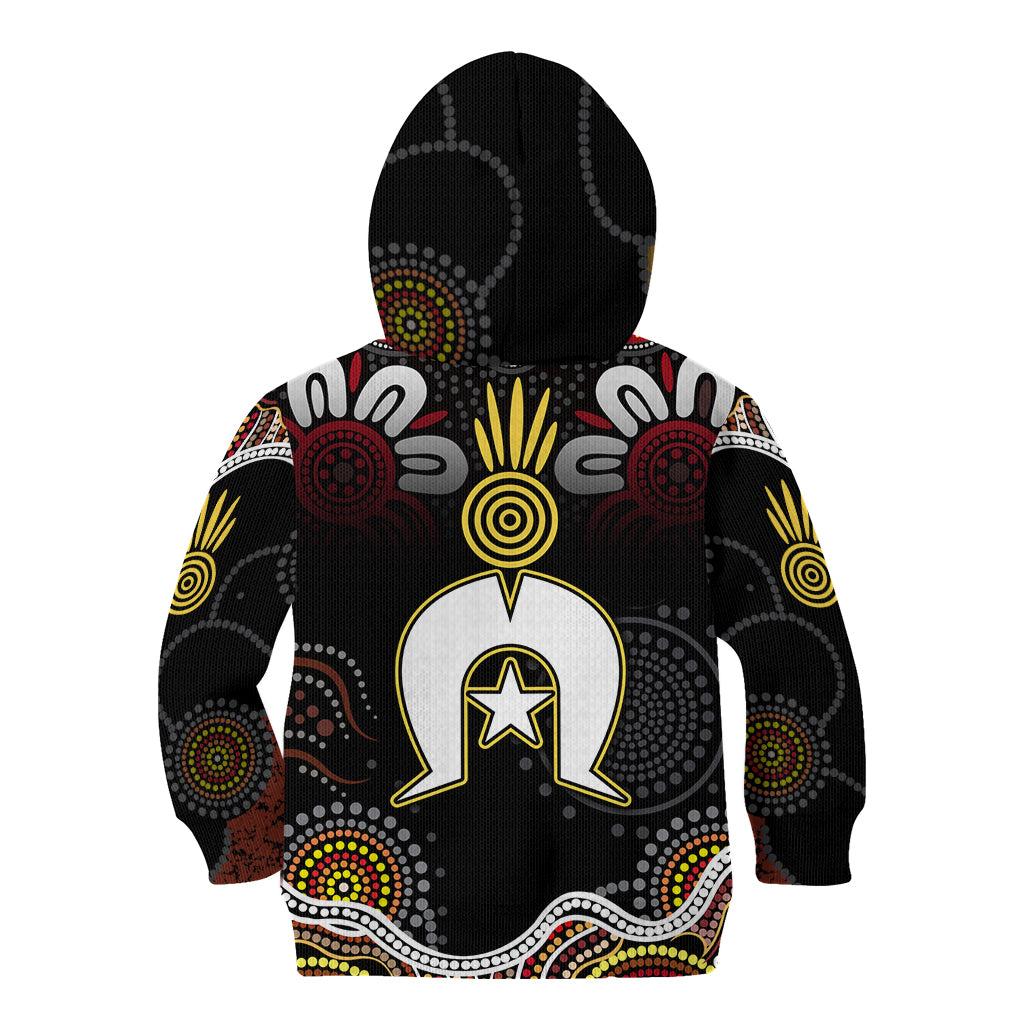 Torest Trait Islands Mix Aboriginal Pattern Kid Hoodie