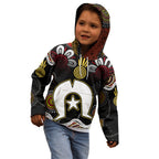 Torest Trait Islands Mix Aboriginal Pattern Kid Hoodie