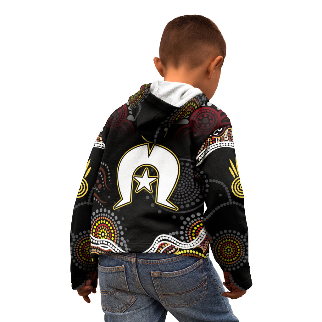 Torest Trait Islands Mix Aboriginal Pattern Kid Hoodie