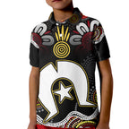 Torest Trait Islands Mix Aboriginal Pattern Kid Polo Shirt