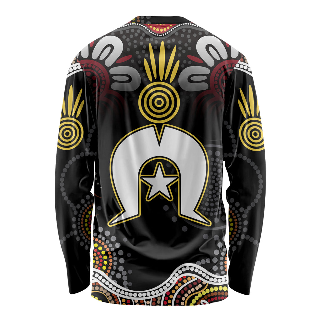 Torest Trait Islands Mix Aboriginal Pattern Long Sleeve Shirt