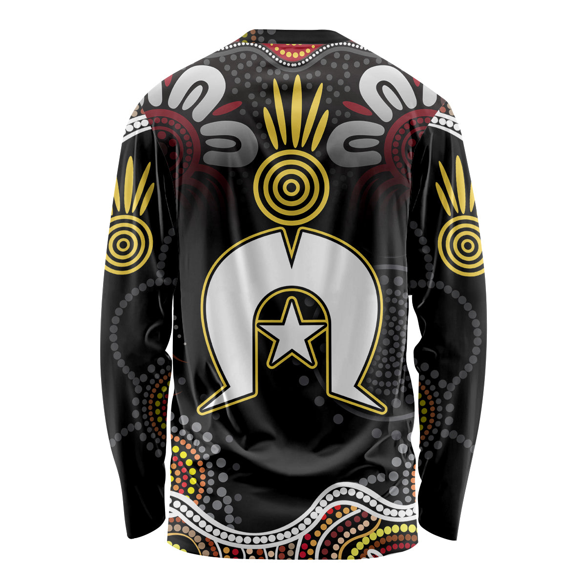 Torest Trait Islands Mix Aboriginal Pattern Long Sleeve Shirt