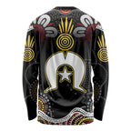 Torest Trait Islands Mix Aboriginal Pattern Long Sleeve Shirt
