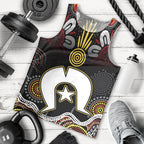 Torest Trait Islands Mix Aboriginal Pattern Men Tank Top