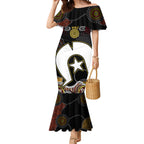 Torest Trait Islands Mix Aboriginal Pattern Mermaid Dress