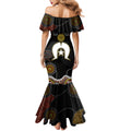 Torest Trait Islands Mix Aboriginal Pattern Mermaid Dress