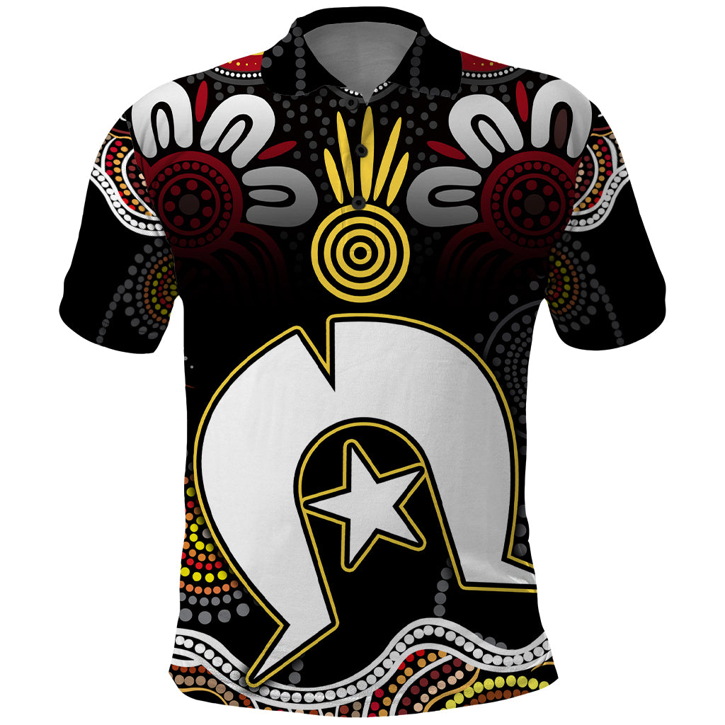 Torest Trait Islands Mix Aboriginal Pattern Polo Shirt