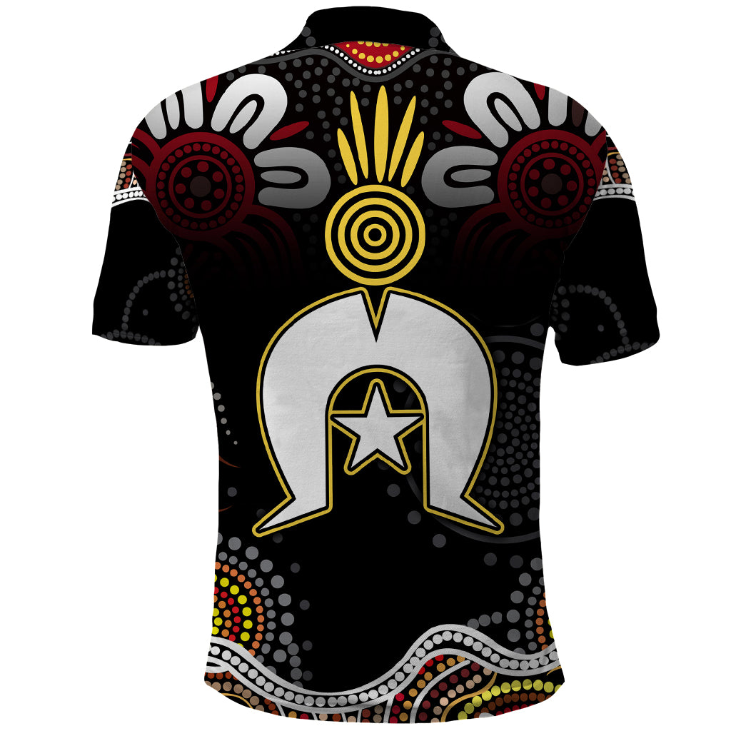 Torest Trait Islands Mix Aboriginal Pattern Polo Shirt