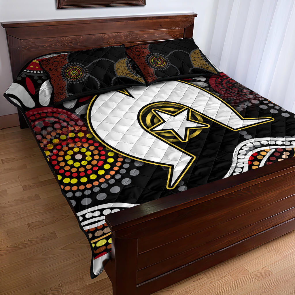 Torest Trait Islands Mix Aboriginal Pattern Quilt Bed Set