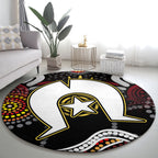 Torest Trait Islands Mix Aboriginal Pattern Round Carpet