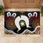 Torest Trait Islands Mix Aboriginal Pattern Rubber Doormat