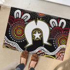 Torest Trait Islands Mix Aboriginal Pattern Rubber Doormat