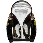 Torest Trait Islands Mix Aboriginal Pattern Sherpa Hoodie