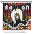 Torest Trait Islands Mix Aboriginal Pattern Shower Curtain