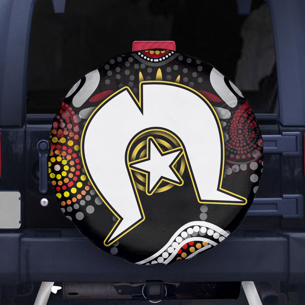 Torest Trait Islands Mix Aboriginal Pattern Spare Tire Cover