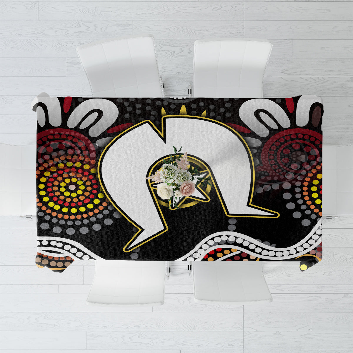 Torest Trait Islands Mix Aboriginal Pattern Tablecloth