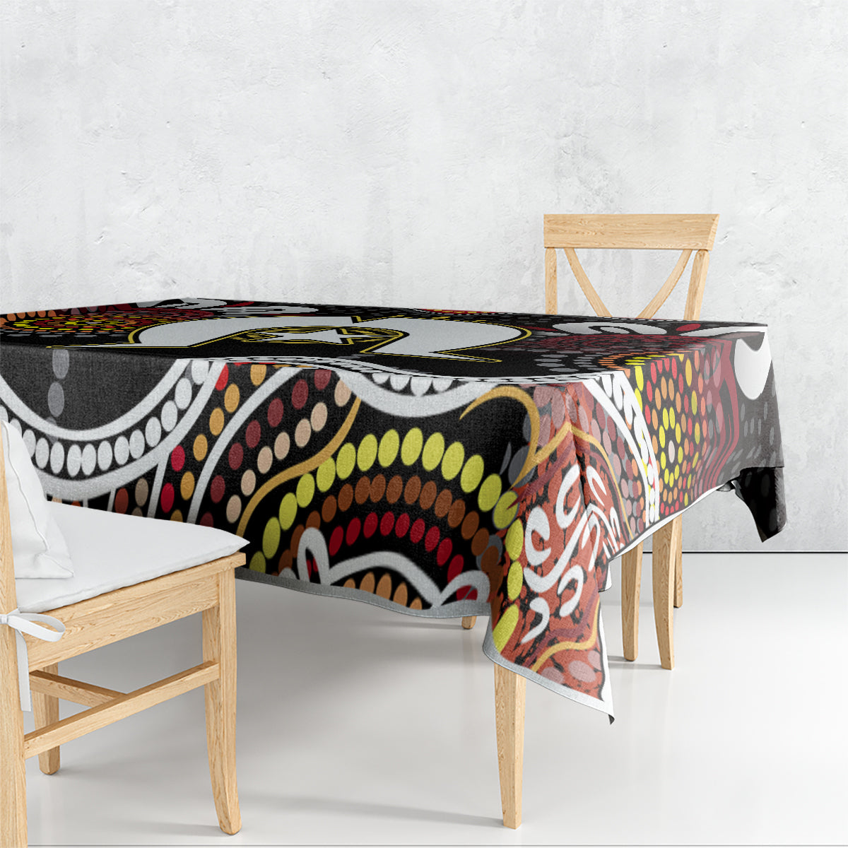 Torest Trait Islands Mix Aboriginal Pattern Tablecloth