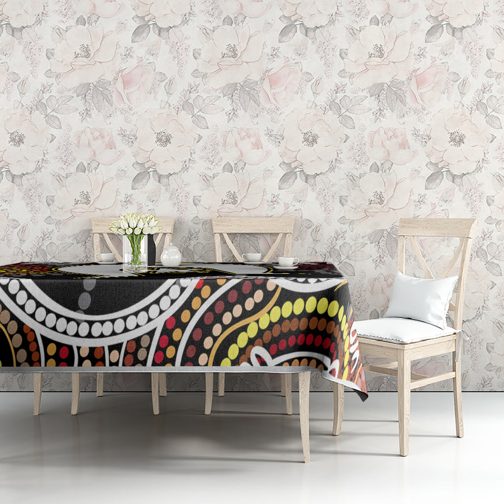 Torest Trait Islands Mix Aboriginal Pattern Tablecloth
