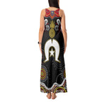 Torest Trait Islands Mix Aboriginal Pattern Tank Maxi Dress