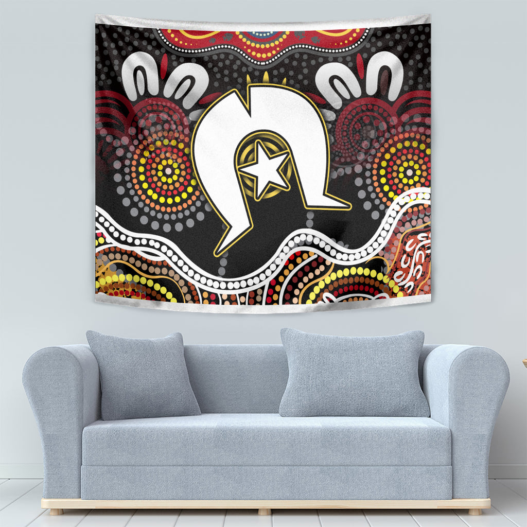 Torest Trait Islands Mix Aboriginal Pattern Tapestry