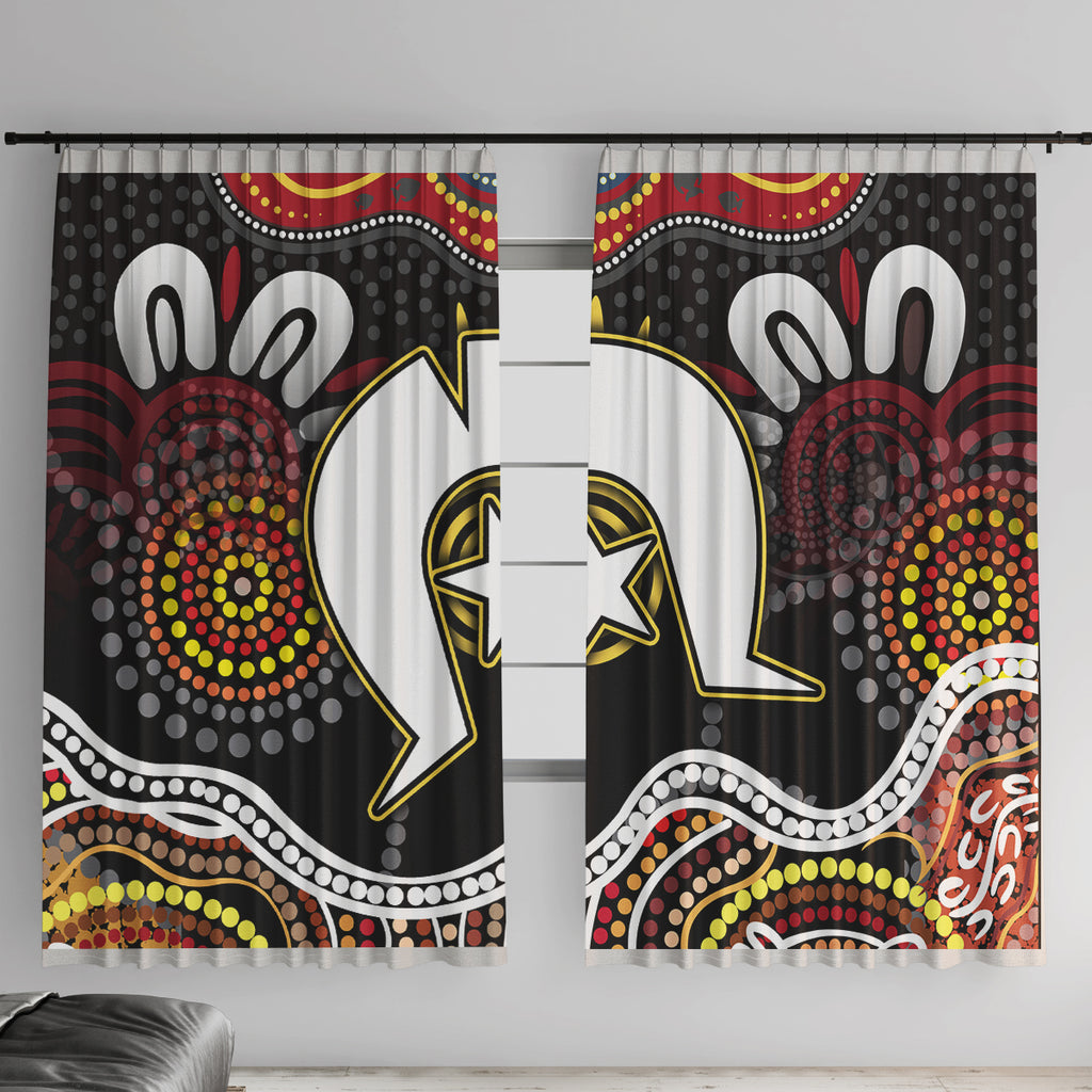 Torest Trait Islands Mix Aboriginal Pattern Window Curtain