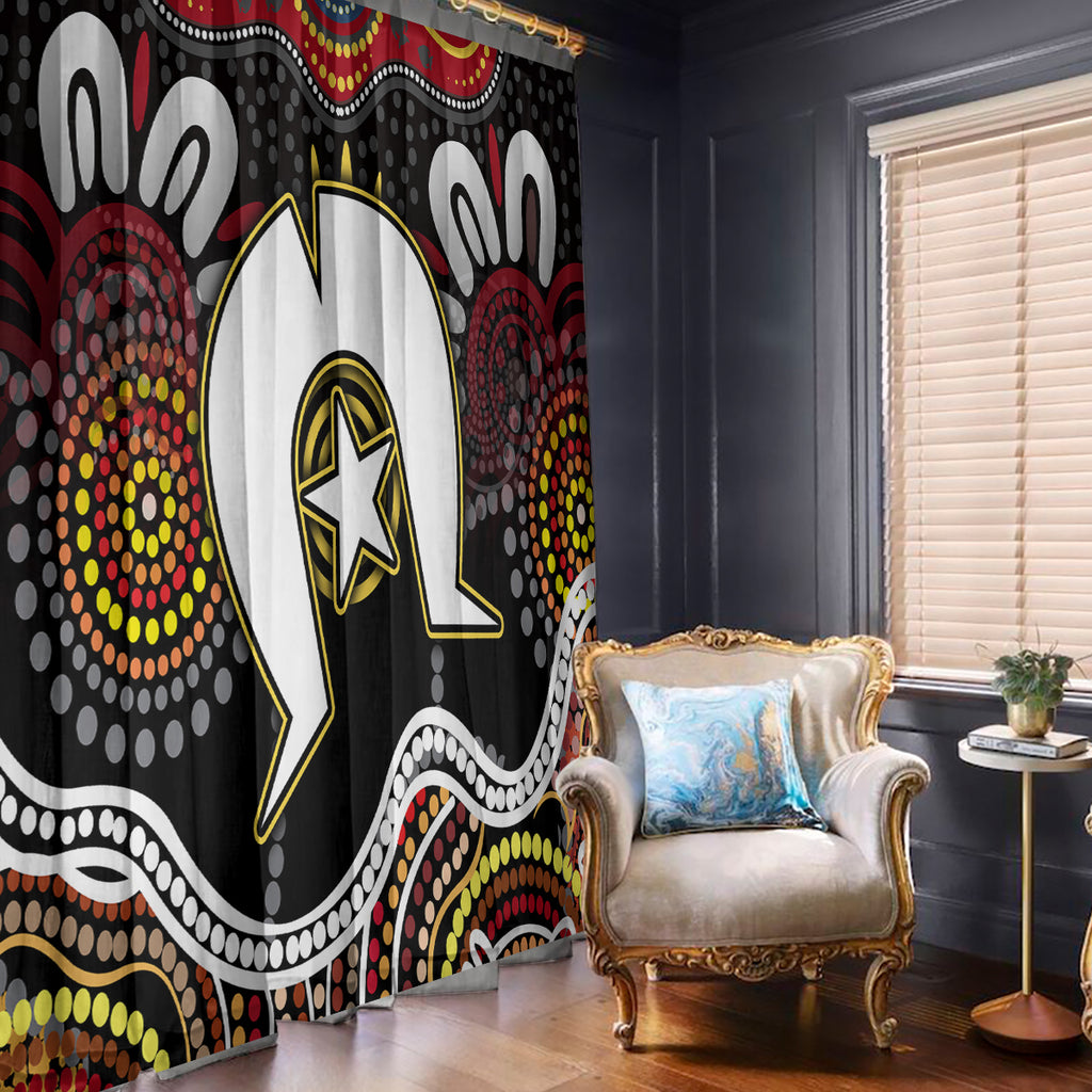 Torest Trait Islands Mix Aboriginal Pattern Window Curtain