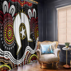 Torest Trait Islands Mix Aboriginal Pattern Window Curtain