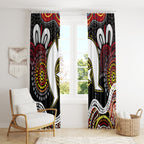 Torest Trait Islands Mix Aboriginal Pattern Window Curtain