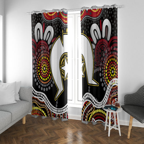 Torest Trait Islands Mix Aboriginal Pattern Window Curtain
