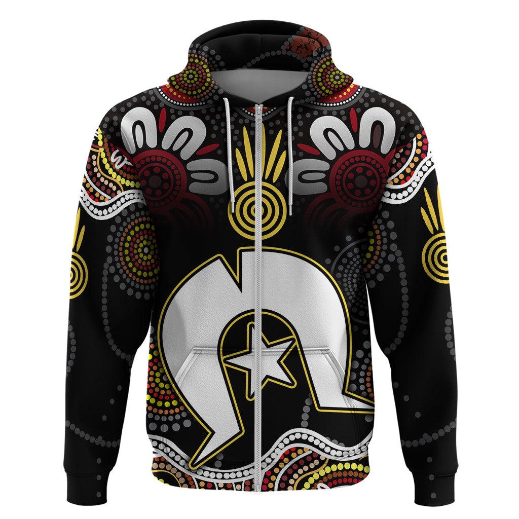 Torest Trait Islands Mix Aboriginal Pattern Zip Hoodie